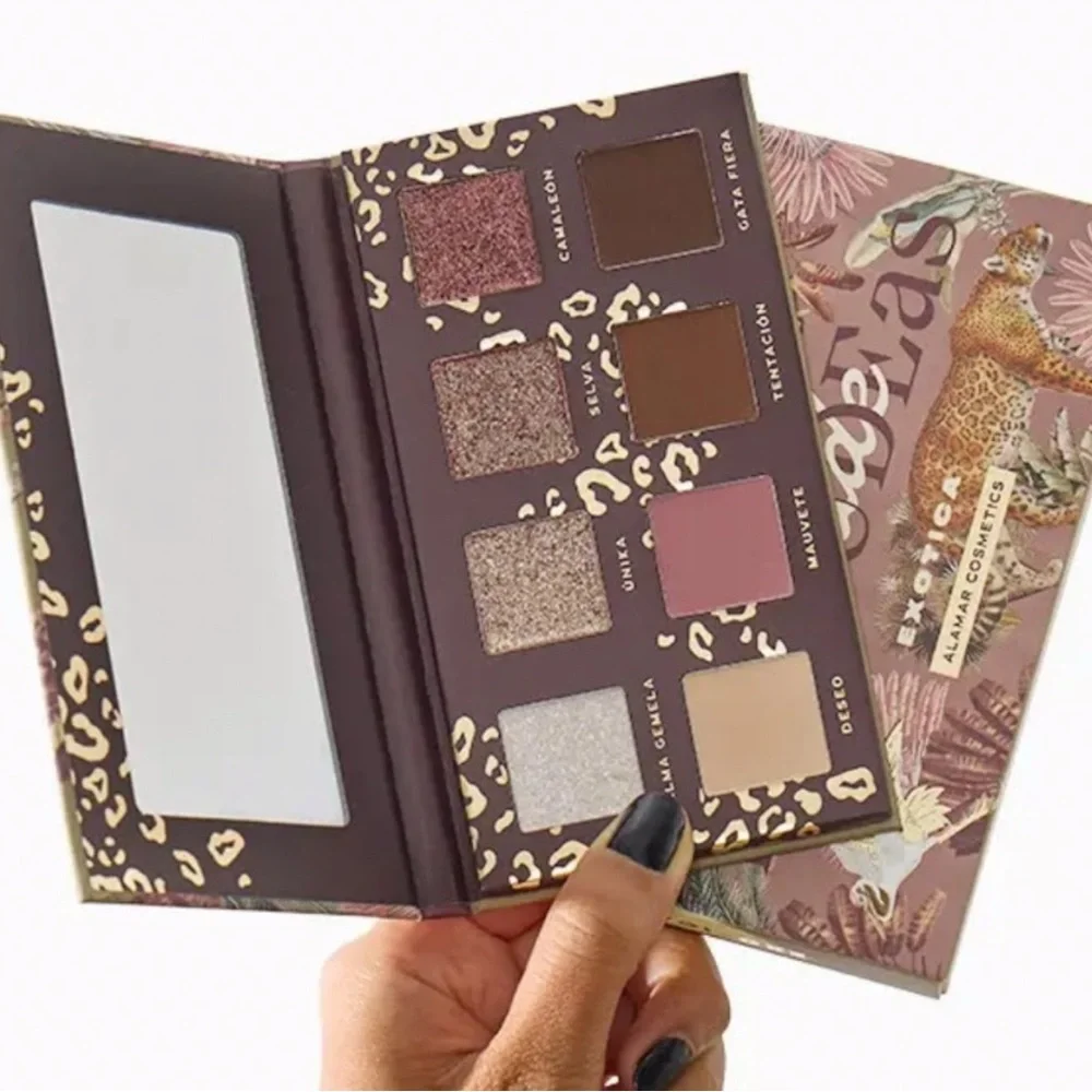 Alamar Des Nude as Exotica Eyeshadow Palette - Bold and Neutral Shades New